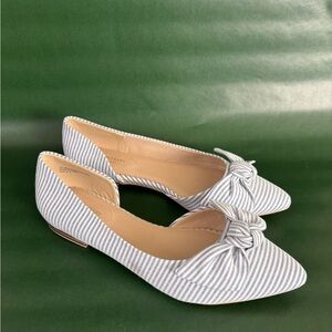 Striped Women's Flats 🎀